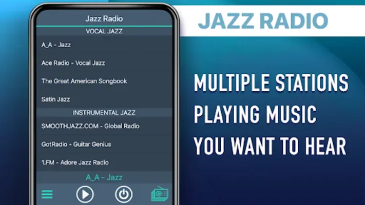 Jazz Radio Favorites android App screenshot 0